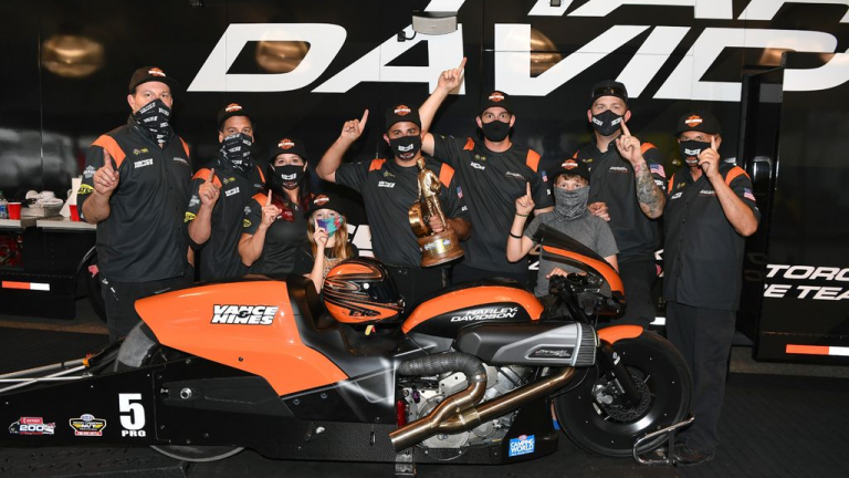 Harley-Davidson NHRA racer